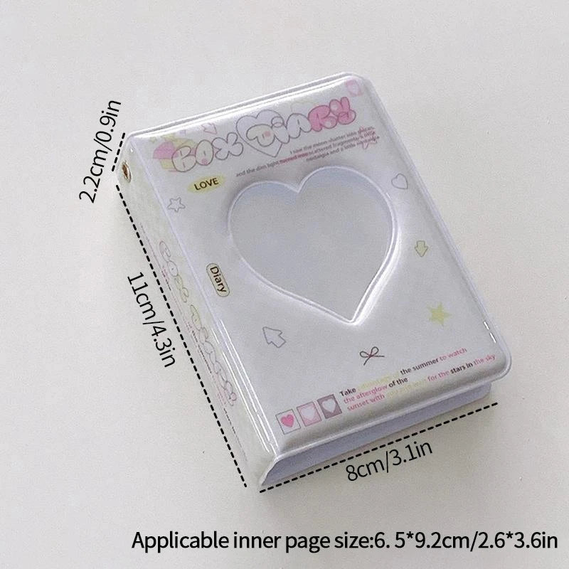 Kpop Photo Album Mini 3 Inch Album Photo Photocard Holder Idol Binder Photo Card Holder Card Collect Book Picture Protector 포