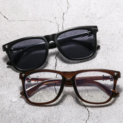 Fashion Glasses Frame Women Anti Blue Light Men Square Eyeglasses Vintage Prescription Eyewear