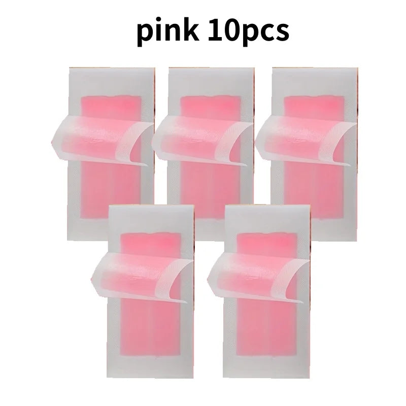 Professional Warning Tapes For Summer Hair Removal, Double Face Cold Warning Paper For Legs, Body, Face,6 Sticks, 10/20 Stick
