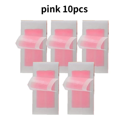 Professional Warning Tapes For Summer Hair Removal, Double Face Cold Warning Paper For Legs, Body, Face,6 Sticks, 10/20 Stick