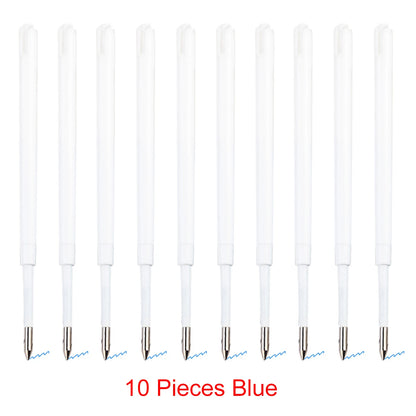 98mm1.0mm Ballpoint Pen Refills For Parker Pens Medium Point Blue Red Black Ink Rods For Writing Office Stationery - 10 Piece