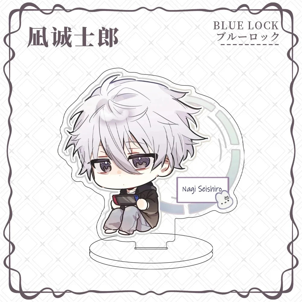Anime BLUE LOCK Figure MICHAEL KAISER Itoshi Sae Rin Itoshi Acrylic Stand Model Plate Desk Decor Birthday Gift Toy