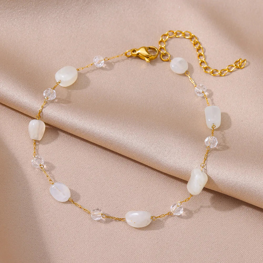 Anklets for women Foot bracelet women summer accessories Bracelet on the leg stainless steel ankle chain Jewelry - H