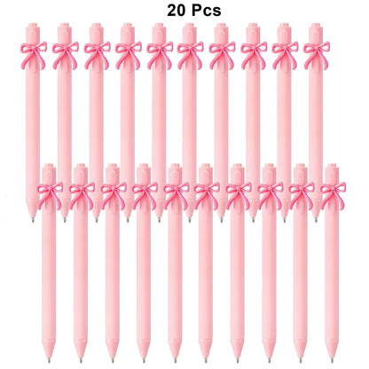 5/10/20/30 Pcs Pink Bow Pens Party Favors For Girls School Birthday Party Office Supply Wedding Butterfly Themed Party Suppli