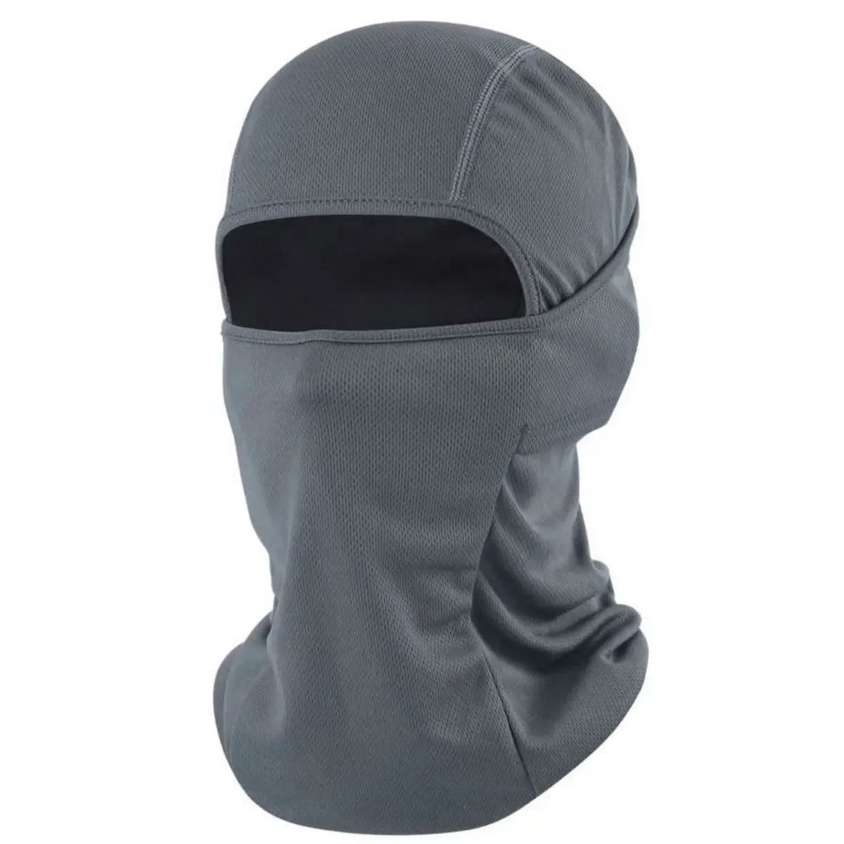 Balaclava Ski Mask Full Face Cover for Men and Women Breathable Full Face Mask for Skiing Outdoor Sports - grey