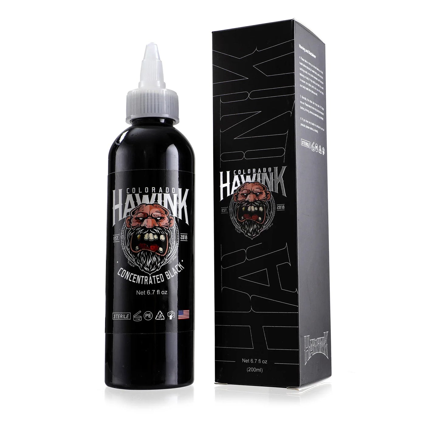 15/30/120/200/240ML Tattoo Ink Professional DIY Tattoo Pigment Practice Tattoo Ink Body Art Paint Tattoo Color - 200ML