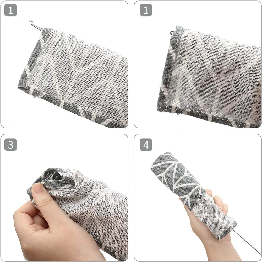 1/2Pcs Sewing Loop Turner Hook Stainless Steel,for Fabric Belt Strips Long Tuber Handmade,DIY Quitling Tool Knitting Accessor