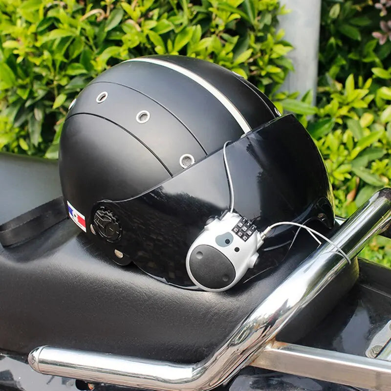 Bicycle Steel Cable Code Lock Suitcase Car Sled Telescopic Wire Rope Lock Bicycle Helmet High-precision Code Wheel Password L