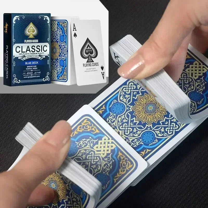 High Quality Waterproof PVC Polka Dot Playing Cards - Washable Adult Christmas Gift for Parties, Bars, Family Gatherings