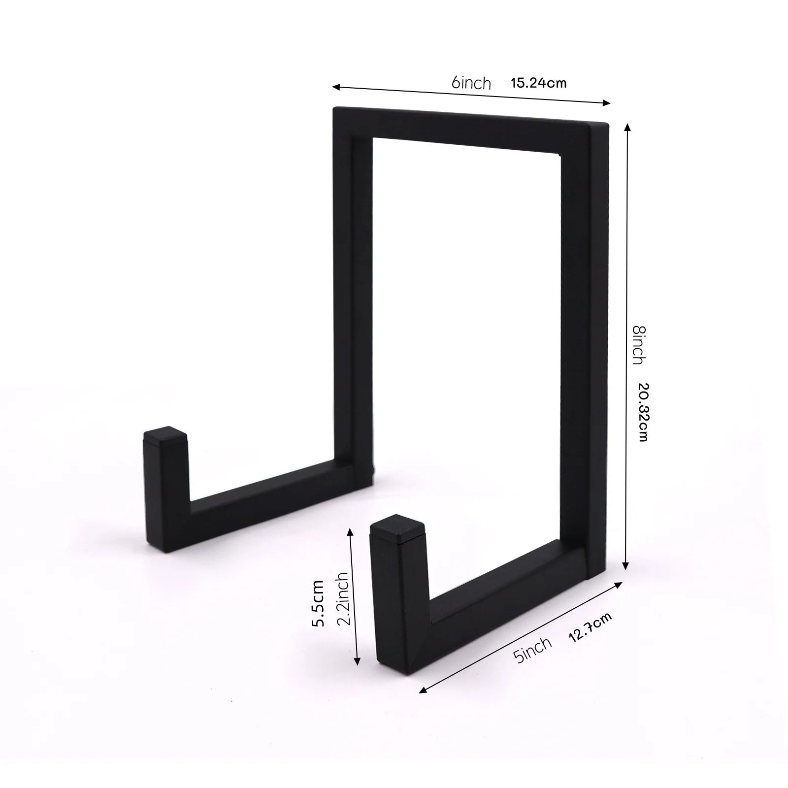 Metal Vinyl Record Storage Tabletop Retro Minimal Record Holder For LP Display,Small Vinyl Record Stands Organizer