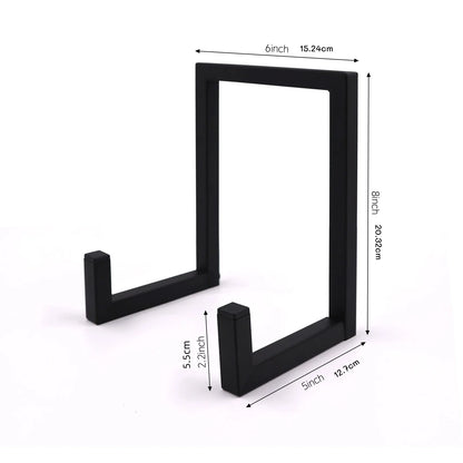 Metal Vinyl Record Storage Tabletop Retro Minimal Record Holder For LP Display,Small Vinyl Record Stands Organizer