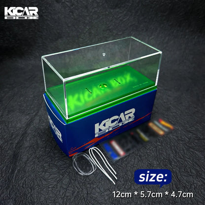 1/64 Acrylic Model Car Display Case Box - Clear Cover for Collectibles Gift (No Car Included) 1pcs