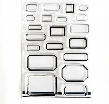 2026 New A6 Clear Stamps Identity Card Design DIY Scrapbook Journal Album Card Making Supplies - only stamp 4