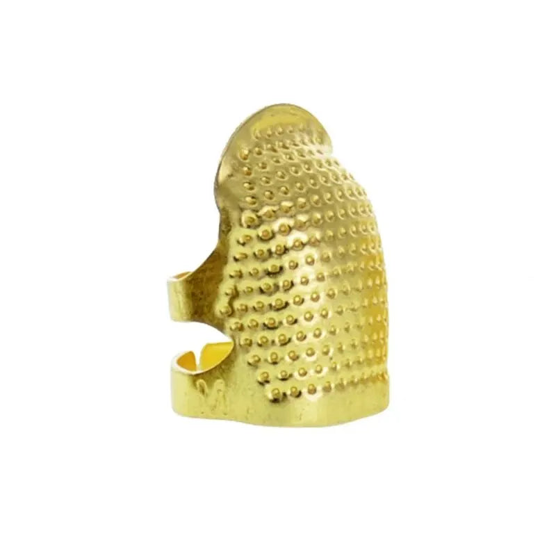 Adjustable Vintage Sewing Thimble, Handmade Non-slip Embroidery against Ring, Vintage Needle Presser Needle Hoop Finger Holde