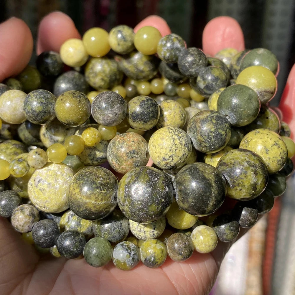Natural Stone Beads 4 6 8 10mm Tiger Eye Lava Amazonite Turquoises Agates Jaspers Beads For Jewelry Making DIY Bracelet Neckl