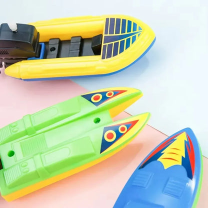 1pc Speed Boat Clockwork Toys Ship Wind Up Float In Water Kid Toys Classic Bathtub Shower Bath Toy for Children‘s Gift Boy To