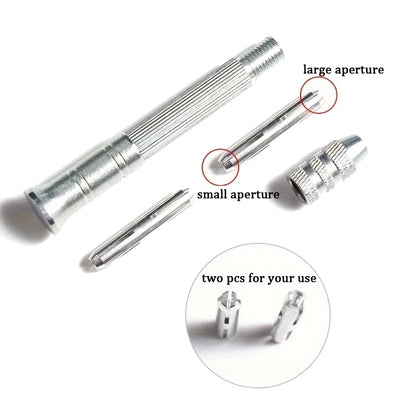 Leather Sewing Needles Kit, Set Contains Silver Leather Sewing Awl, 4 Piece Needle Suitable for Leather Canvas Tent