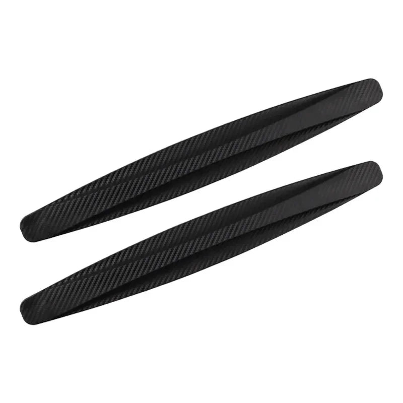 2pcs Car Bumper Protector Strip Guard Corner Protection Strips Scratch Protector Crash Anti Collision Auto Accessories - Blac