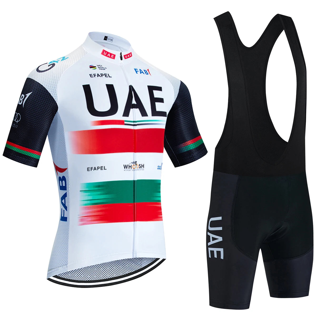 2026 New WHITE Cycling Jersey UAE Team Bike Jersey Shorts 10 Color Men Women Quick dry Ropa Ciclismo Pro Bicycle TShirt Cloth