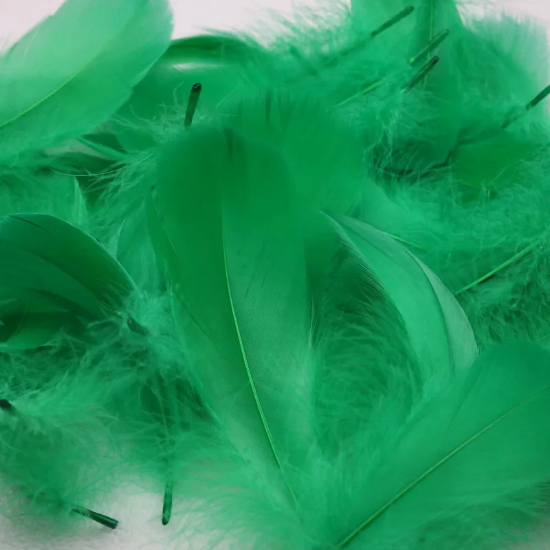 Natural Goose Feathers Plumes 4-15cm Colourful Swan Feather Plume for Home Decoration Craft DIY Party Jewelry Decoration 3Siz