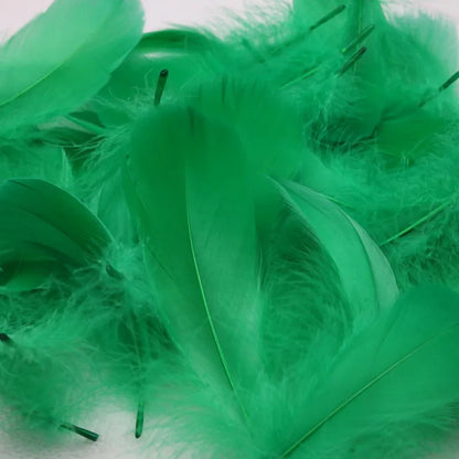 Natural Goose Feathers Plumes 4-15cm Colourful Swan Feather Plume for Home Decoration Craft DIY Party Jewelry Decoration 3Siz