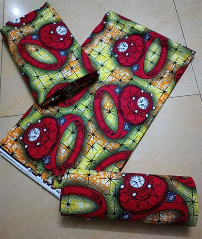 African Ankara prints batik patchwork fabric real wax African sewing material 100% cotton tissu for dress crafts