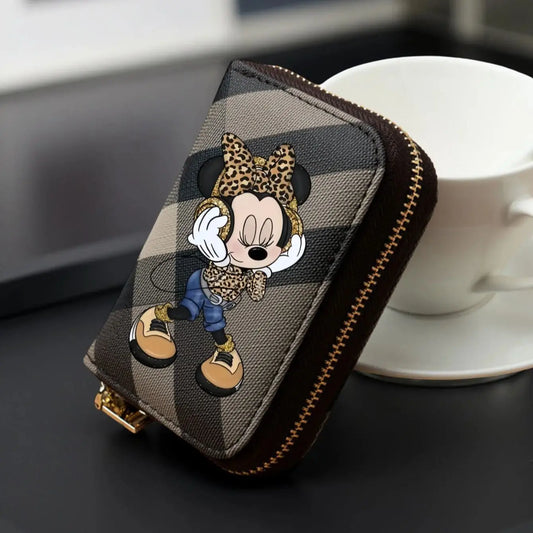 Coin Purse Cherry Blueberry Design PU Leather Mini Storage For Coins, Keys