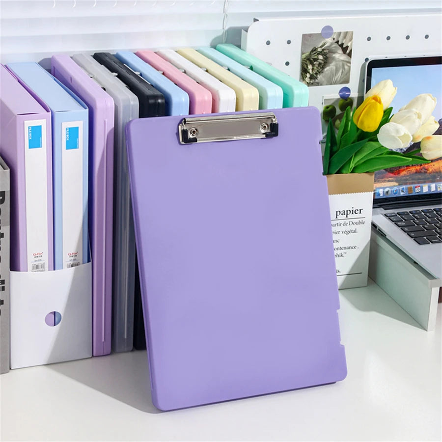 A4 Multi-functional File Folder Desktop Test Paper Organizer Office Document Board Folder Storage Box Writing Board, Office -
