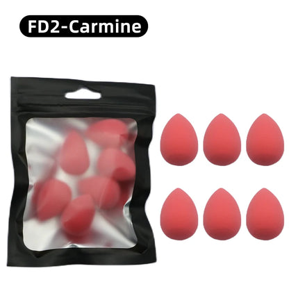 OGEYERO6pcs Mini Makeup Sponge Puff Beauty Egg Sponge for Makeup Concealer Foundation Face Cosmetic Puff Kit Make Up Blender 