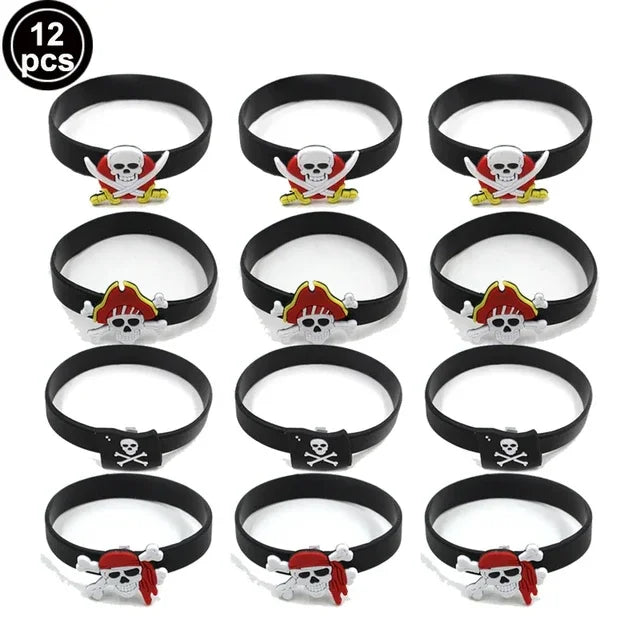 Pirate Party Supplies Temporary Tattoos Boys Girls Tattoos Stickers Birthday Party Supplies Gift Pirate Party Favors Decorati