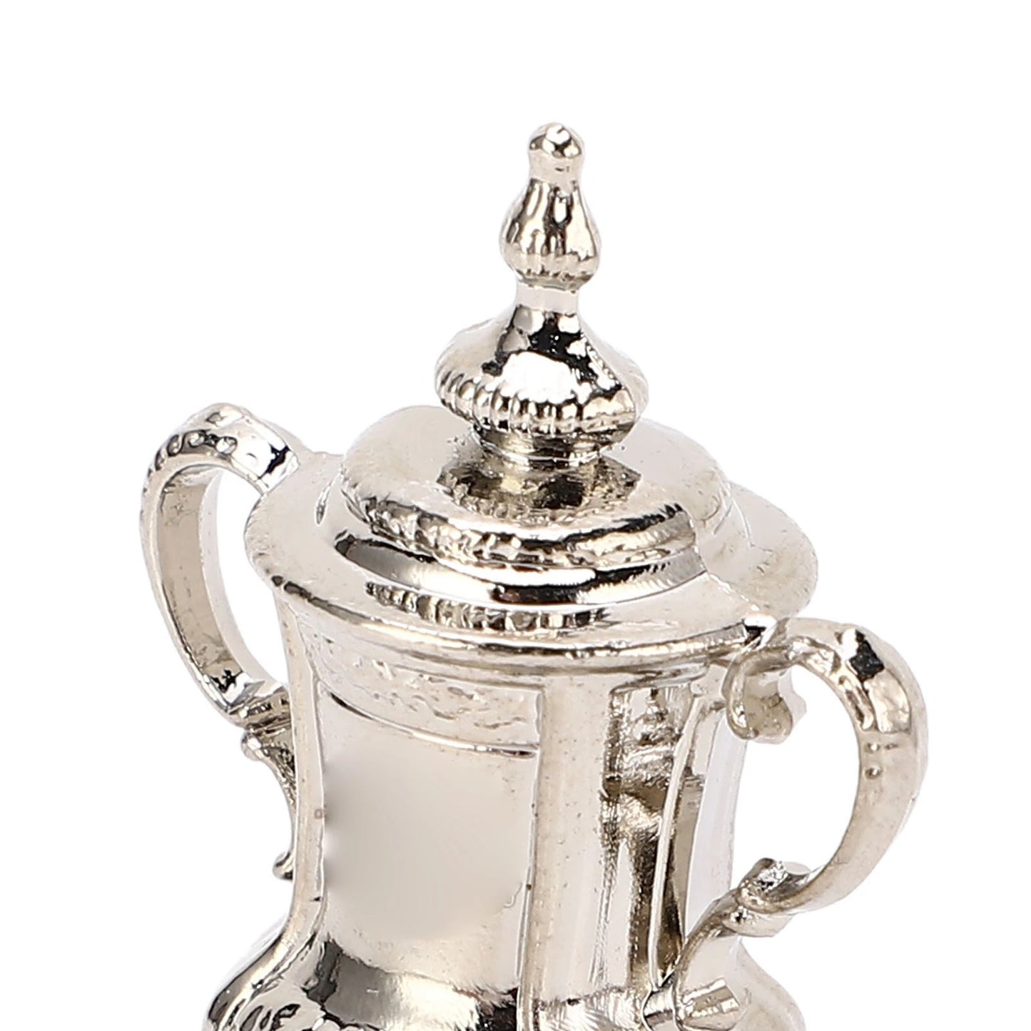 Football Trophy Decoration Mini Soccer Game Trophy Cup Model High Simulation Metal Football League Trophy Ornaments Decor