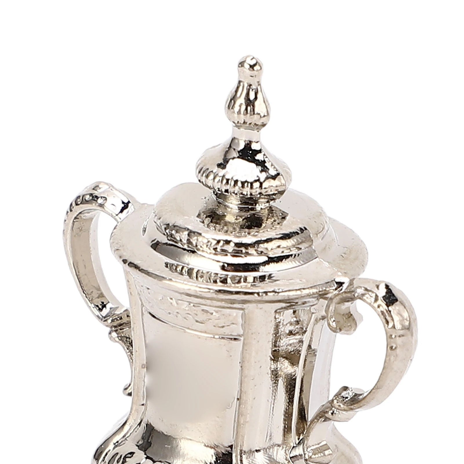Football Trophy Decoration Mini Soccer Game Trophy Cup Model High Simulation Metal Football League Trophy Ornaments Decor