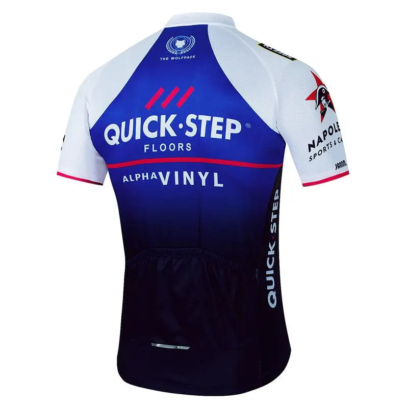 QUICK STEP Team Cycling Jersey Shirt Racing Sport Bicycle Shirt Ropa Ciclismo Pro Man MTB Bike Jersey Summer Cycling Wear 202