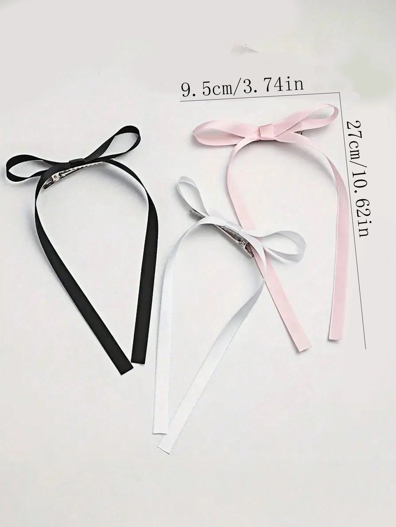 2/12/36 Pcs Fashion Simple Sweet Bow Ribbon Hair Clips For Women Girls Party Hair Accessories