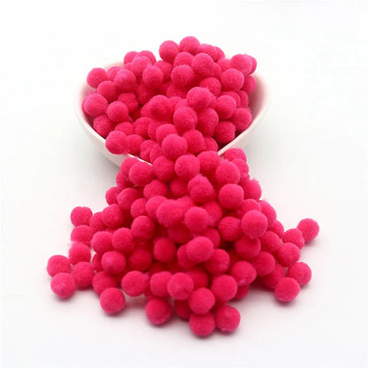 15g Fluffy Soft Pompom 8 Mm 10 Mm 15 Mm 20 Mm 25 Mm 30 Mm Plush Pompom DIY Home Decoration Crafts Toys - 14 / 8mm 15g