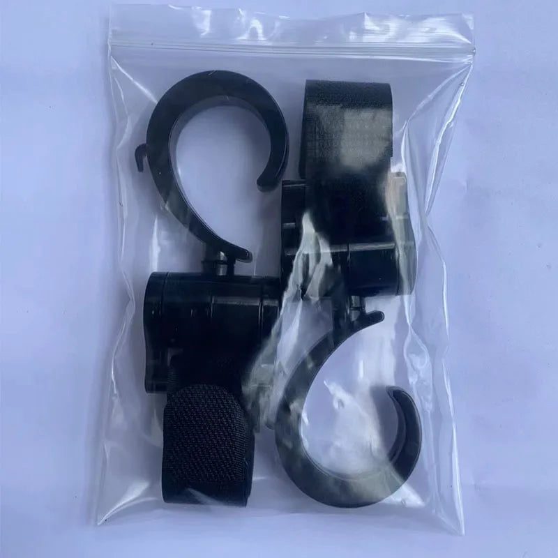 2PCS Pram Hook Baby Stroller Accessories Shopping Prop Multi Purpose Baby Stroller Hook Multi Purpose Shopping Pram Hook - bl