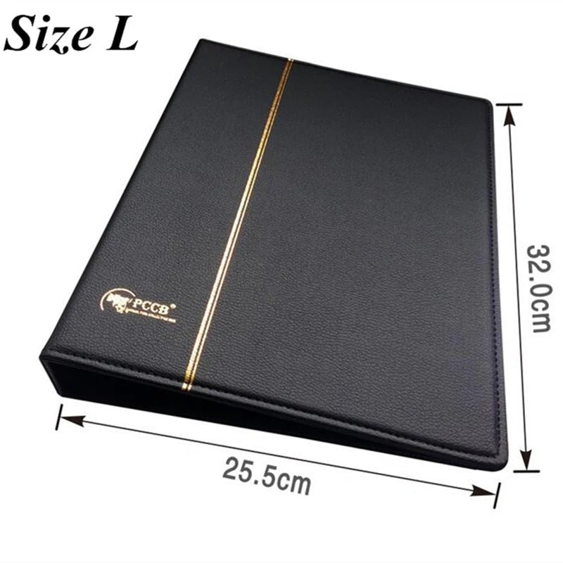 International Collection album 3/7/9 Hole leather coin collection album paper money postage stamp commemorative coin Folder b
