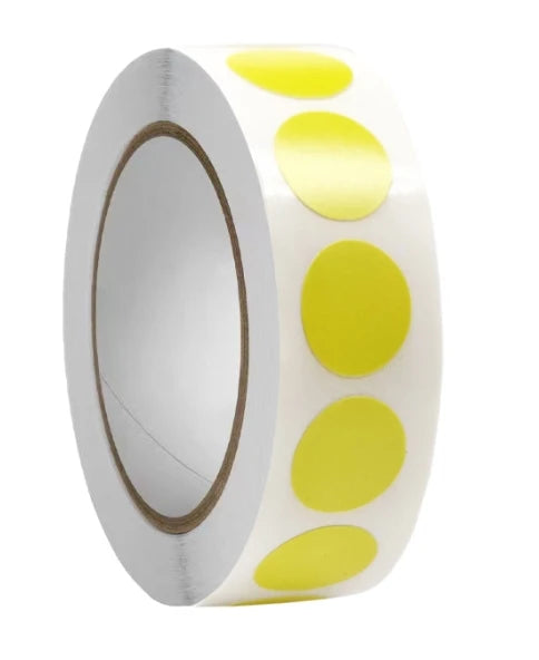 1000 PCS Color Dot Label Sticker Classification Mark Coated Paper Sticker Rolls Kawaii Stationery Aesthetic