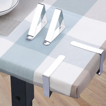8 Pcs Stainless-Steel Table Cloth Clip Wedding Picnic Table Cover Clip Holder Round Tablecloth Stable Clips For Home Fixed Cl