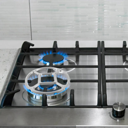 Auxiliary Support Small Pot Wok Steamer Rack Stand Gas Burner Utensils Stovetop Grill Ring Electric Alloy Stoves for Kitchens