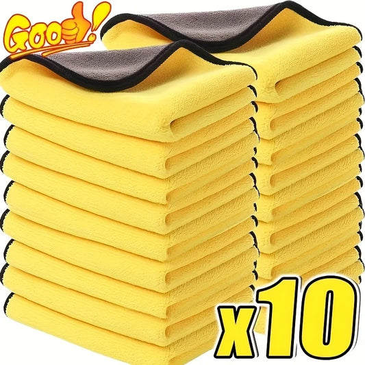 3/5/10Pcs Car Wash Microfiber Towel 30*30CMCar Cleaning Drying Cloth Care Cloth Car Wash Towel Kitchen Towel