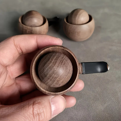 Car & Home Essential Oil Diffuser - Made of Wood Mini Cute Natural Fragrance Diffuser Suitable for Bedroom Living Room Bathro