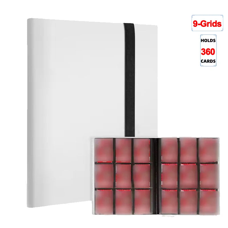 1Pc Card Binder 160/360/480 Trading Card Holder Book Durable Side Loading Card Book With Gaming Cards PP Cover Binder For Car