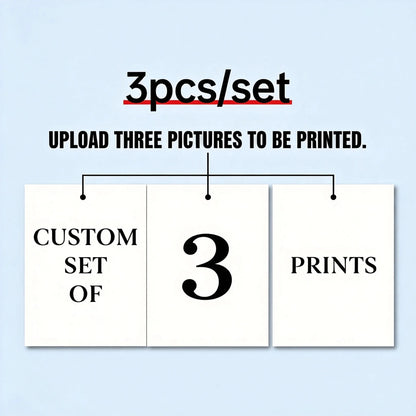 Custom Canvas Prints Photo Wall Art Personalized Poster for Family Life Pets Anime Birthdays Weddings Scenery Home Decor Gift