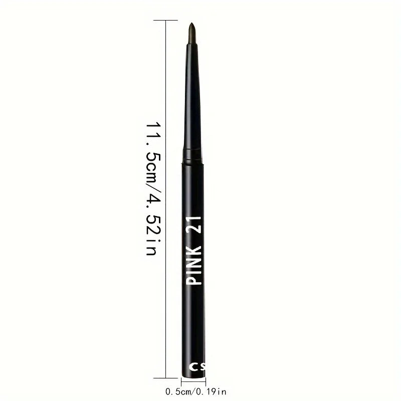 5-Pack Waterproof & Sweat-Proof Black Eyeliner Pencil -Long-Lasting, Smudge-ProofFor Bold Eye Makeup, EasyGlide Formula for P