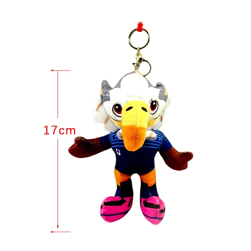 2026 FIFA Trophy Keychain Football Trophy Pendant Soccer Fan Souvenir Backpack Charm Collectible Gift Mascot Model - 17cm-BLU