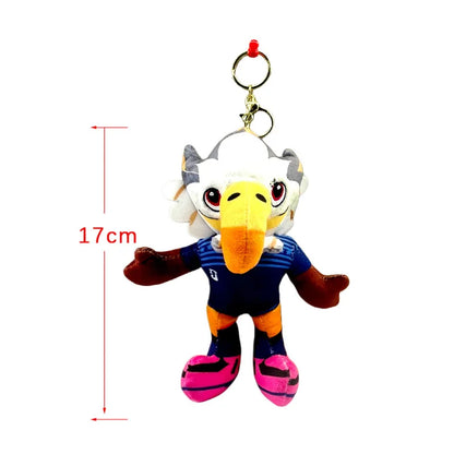 2026 FIFA Trophy Keychain Football Trophy Pendant Soccer Fan Souvenir Backpack Charm Collectible Gift Mascot Model - 17cm-BLU