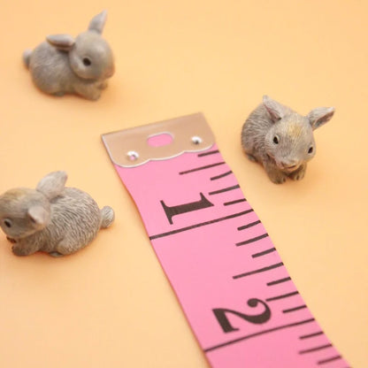 5/10pcs Mini Resin Bunny Miniatures, Cute Rabbits Figurines, Potted Plant Micro Landscaping DIY Craft Decoration Accessories