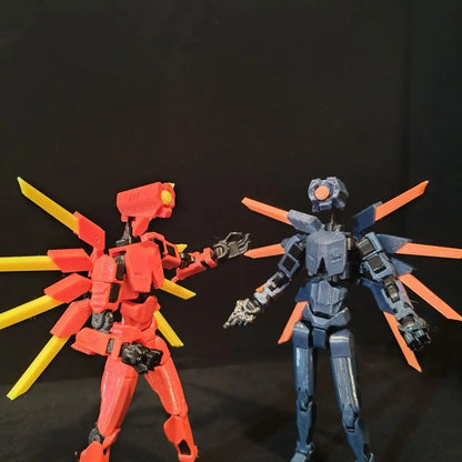 3D Printed Manikin Ultrakill V1 Series Anime Action Figures Toys Multi-Joint Mobile Robot Shapeshift Gifts Model Toys Gift