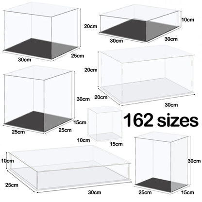 Assemble Acrylic Display Case Clear Display Box For Collection Figures Dustproof Storage Box Organizer For Car,Toy,Doll Cabin